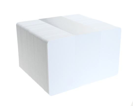 White 760 Micron PVC Cards